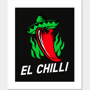 El Chilli Posters and Art